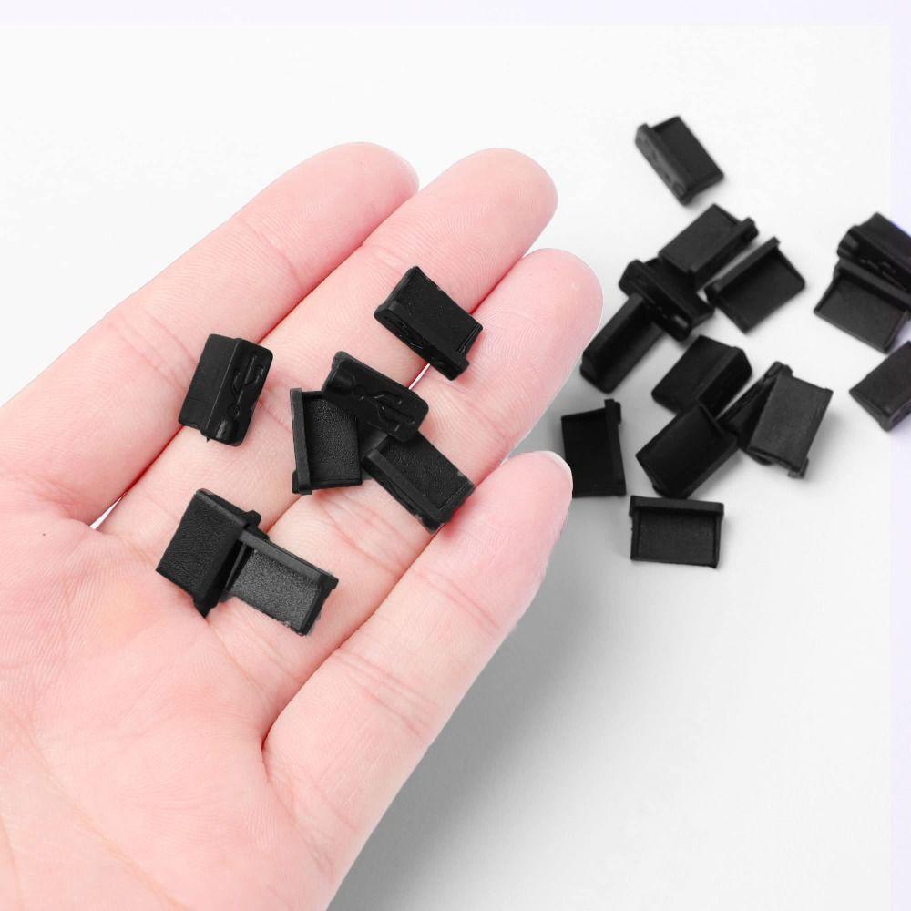 20 шт. 13 X 5 X 8 мм Заглушки для USB-порта (мама) Резиновые Заглушки для USB-порта Пылезащитная крышка