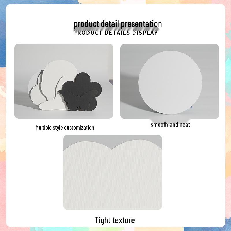 Хлопковый холст неправильной формы для начинающих - Акриловая текстура и рама для практики масляной живописи