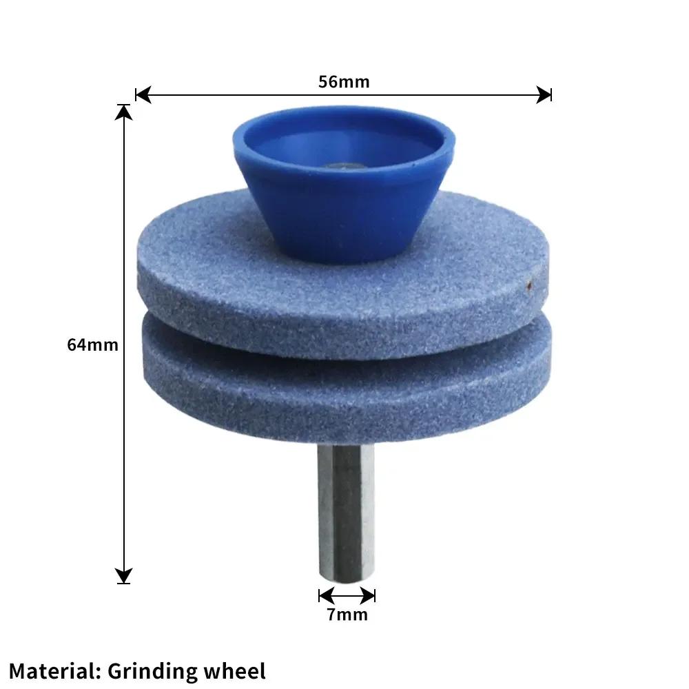 Точилка для ножей Балансировщик лезвий Быстрая точилка для лезвий газонокосилки Универсальная шлифовка Вращающаяся дрель Режущий инструмент Аксессуары