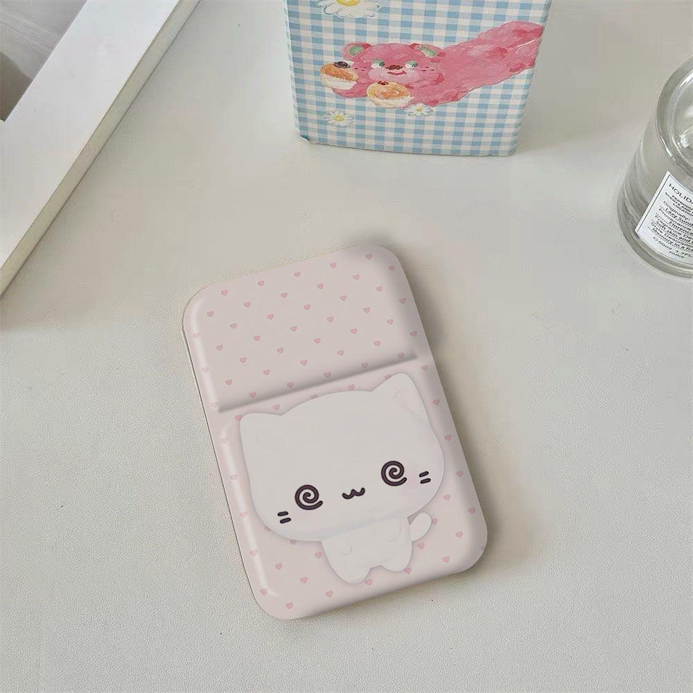 Cute Portable Foldable Makeup Mirror for Dorms and Handheld Use