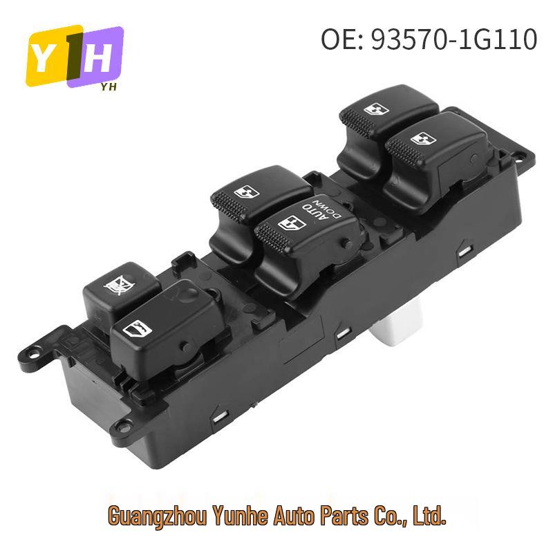The 93570-1G110 is an electric window control switch suitable for Hyundai and Kia vehicles.