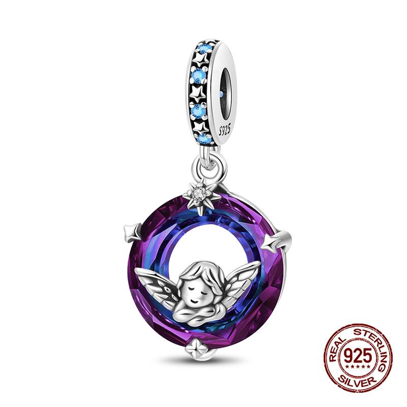 Новые медные голуби лотос солнце луна звезды сияющие стеклянные подвески бусины подходят для оригинальных браслетов изысканные DIY ювелирные изделия подарки