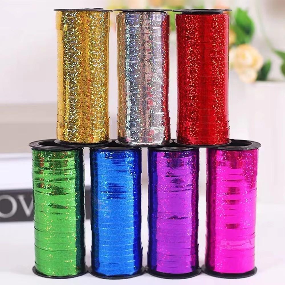 Colorful Curling Ribbons 100Yards/Roll Gift Wrap Ribbons  Birthday Wedding Decoration