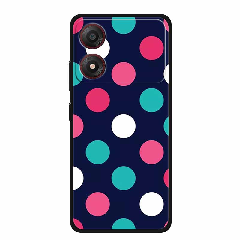 For ZTE Blade A34 4G Case Soft Silicone TPU Lovely Painted Back Cover for ZTE Blade A 34 Black Bumper for BladeA34 Protector Cat