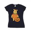 Womens/Ladies Pumpkin Cotton Halloween T-Shirt