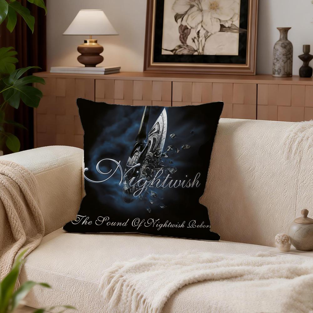 Nightwish Cushion Cover Cushion Cover Set 4Pcs 50X50 45X45 40X40 Pillowcase Decorative Sofa Home Decor