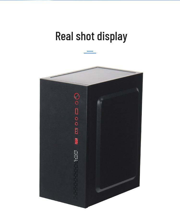 C1 Металлический Mini ITX Настольный Корпус для Бизнеса, Офиса или Игр - Компактный, Совместимый с Материнскими Платами