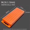 1Pcs Orange Drill Bits Storage Box Plastic Hardware Tool Box  For Twist Drill Tap Accessories