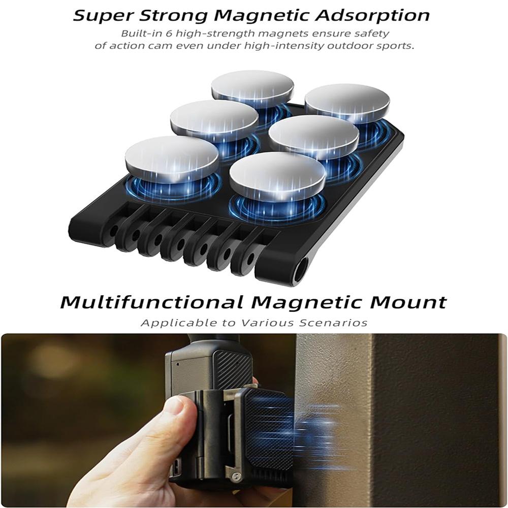 Многофункциональный магнитный кронштейн-крепление-подставка-держатель для камеры DJI Osmo Pocket 3