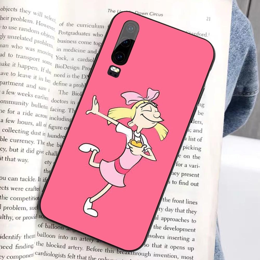 Hey Arnold Helga Bonito Phone Case For Huawei Honor 10 Lite 9 20 7A 9X 30 50 60 70 Pro Plus Soft Silicone Cover