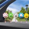 Frog/Chicken/Rabbit Dashboard Decoration Cute Cartoon Car Ornaments Car Shaking Spring Head Toy