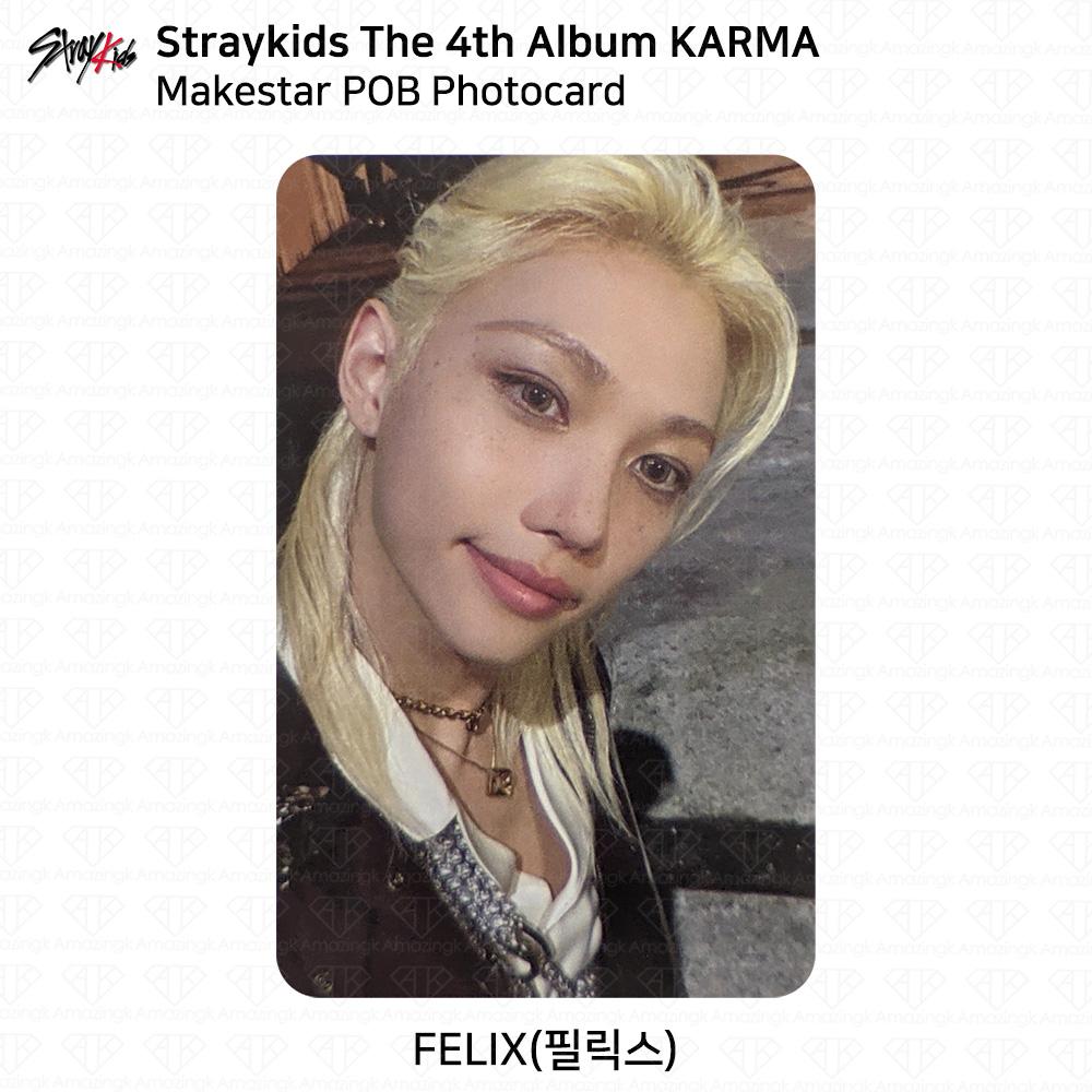 Stray Kids 4-й альбом Карма Makestar POB Фотокарточка KPOP K-POP SKZ