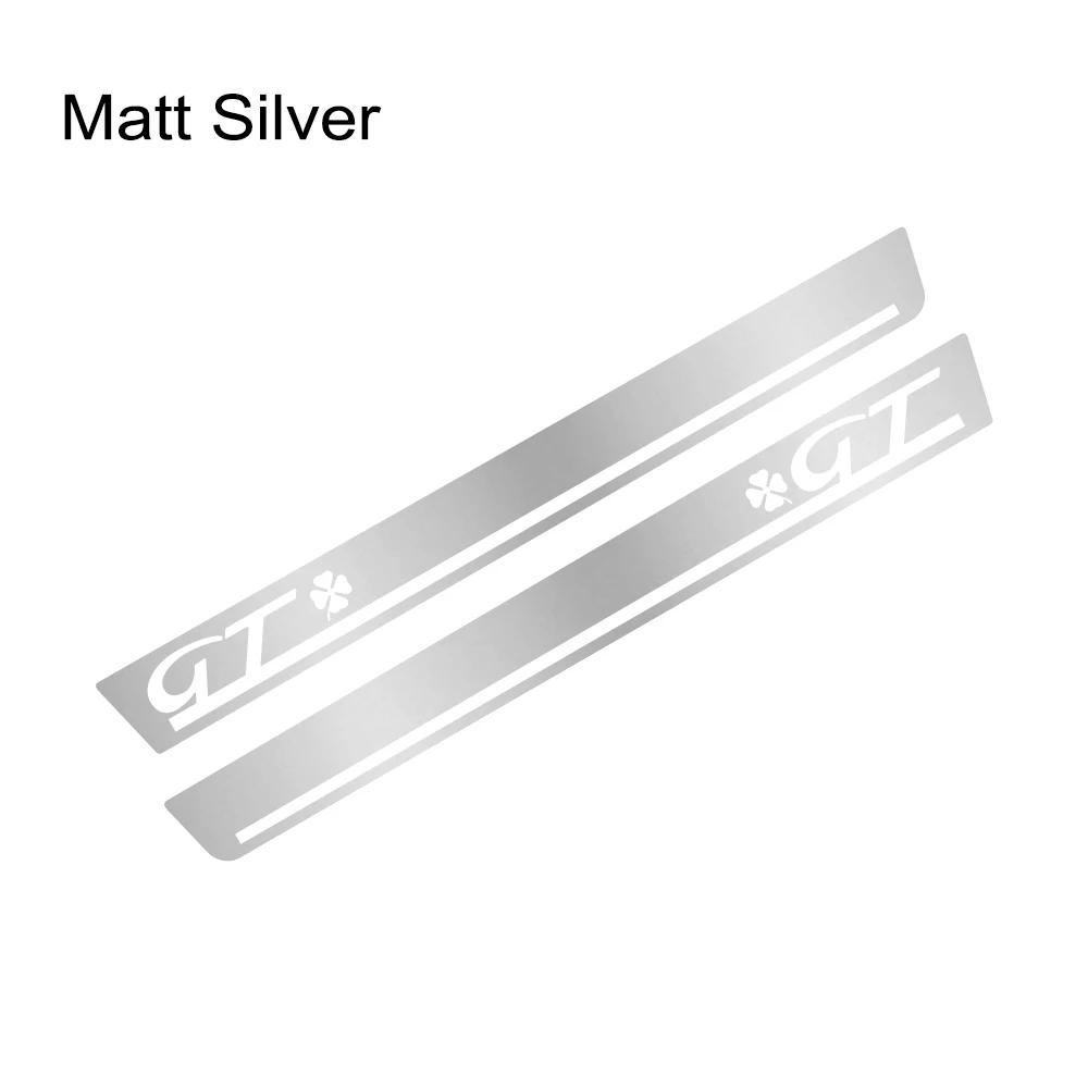 2pcs Car Side Skirt Vinyl Film Stickers GT Styling PVC Decor Decals For Alfa Romeo Giulietta Auto SUV Tuning Accessories zw0