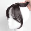 Женская челка на клипсе, естественная тонкая 3D французская челка, наращивание волос на лбу, черно-коричневая боковая челка, парик с бахромой, шиньоны