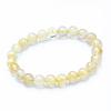 Kyojudo Rutilated Quartz Power King of Natural Fortune and Natural Bracelet Stone, Fortune, Stone, Wealth, (AAA 6mm, 16cm)