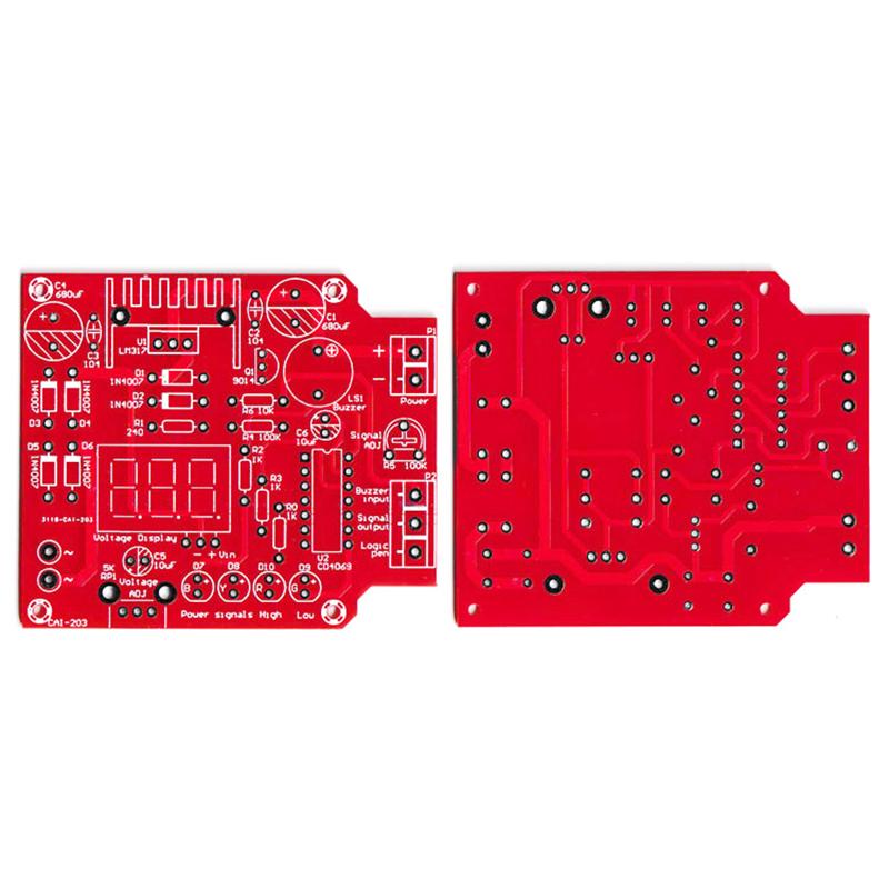 Электронный DIY-набор LM317 Регулируемый стабилизатор напряжения DC Понижающий источник питания Компоненты для сборки С корпусом Пайка Сборка 220В