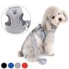 Zunea Dog Harness and Leash Set for Small Dogs and Breathable Mesh Harness with Reflective Safe and Lightweight Adjustable and Easy To Put On and Take