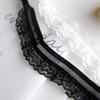 1 ярд Белое Черное Эластичное Кружево Ткань Ручная работа Сделай сам Аксессуары Вечеринка Свадебное Украшение