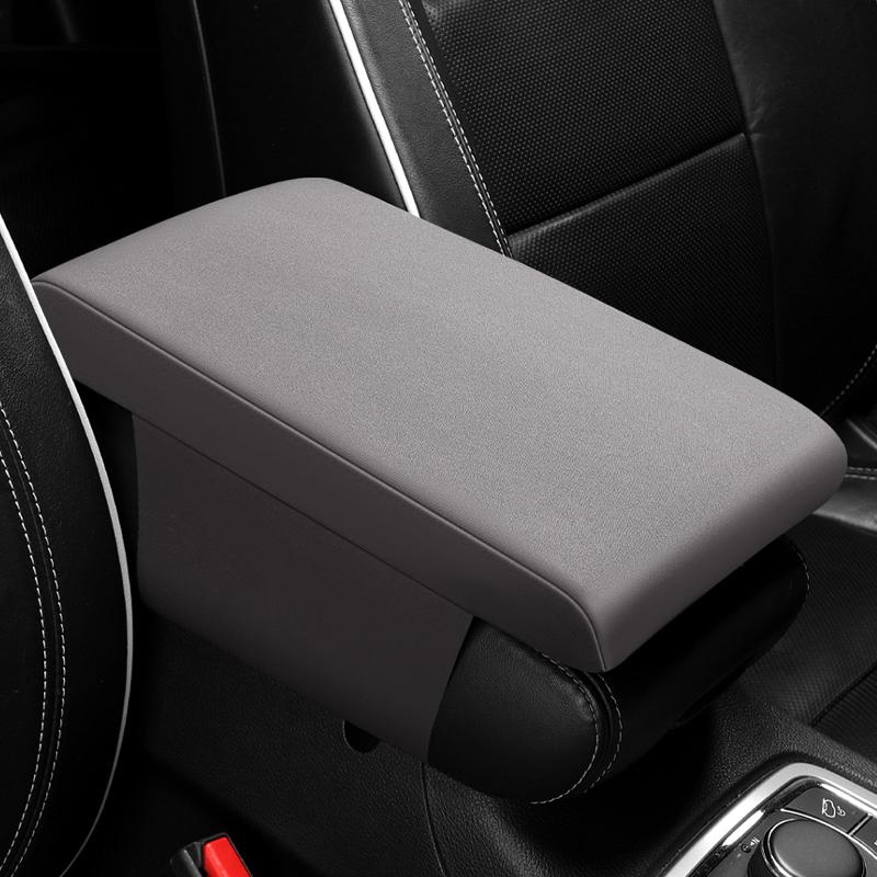 Leather Car Central Armrest Pad Center Console Styling Armrest Comfortable Arm Rest Seat Protective Pad Mat Cushion Pillow