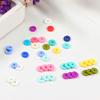 36000 шт. плоские круглые бусины-разделители из полимерной глины для изготовления ювелирных изделий, браслетов, ожерелья, сережек, фурнитура «сделай сам», ремесло с пластиковой коробкой для хранения