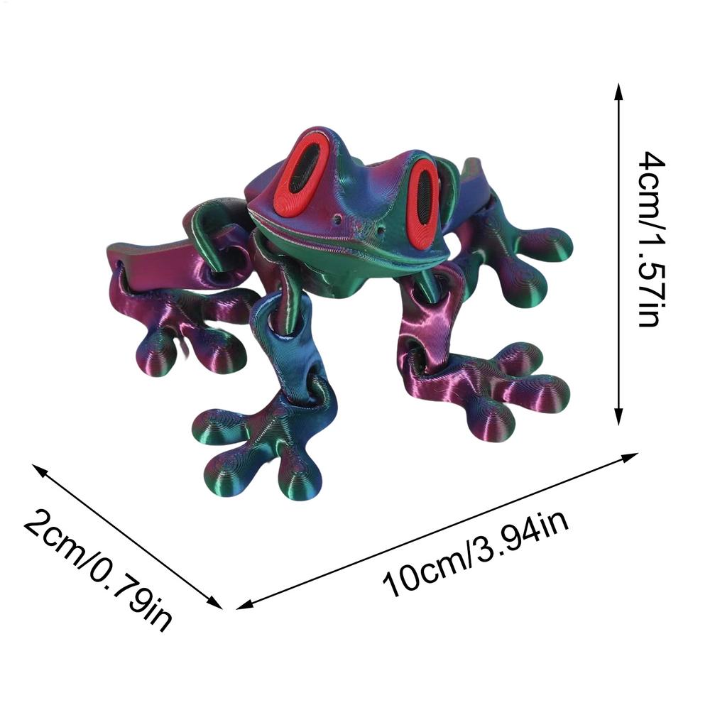3D Печать Магнит Лягушка Магнит на Холодильник Милый Оригинальный Креатив Украшение для Дома Игрушки для Снятия Стресса подарок Животное Магнит на Холодильник