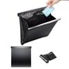 Slim Car Trash Can with 12 Backseat Small Item Convenient Car PU Black Bags, Storage, Organizer, Accessory, Leather,