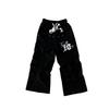 Y2K New Streetwear Спортивные штаны для мужчин и женщин Джоггеры Harajuku Hip Hop Графическая вышивка с буквами Большие брюки Повседневные брюки в готическом стиле