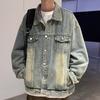 Jacket Men's Spring Fashion Simple Loose Versatile Couple Denim Jacket Men's New Lapel Men's Jacket