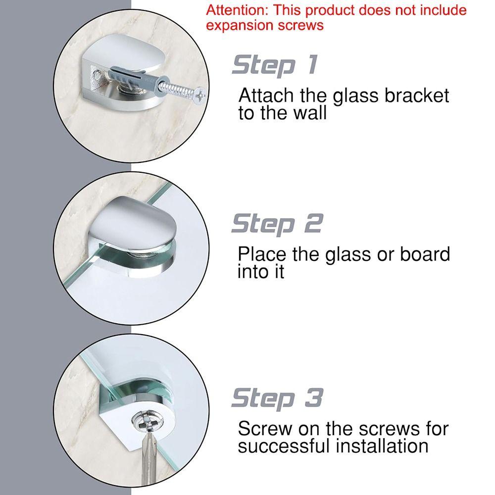 Прочный Держатель для Перил Регулируемый Деревянные Стеклянные Полки Зажим Крепеж Ванная Комната Зажим Держатель