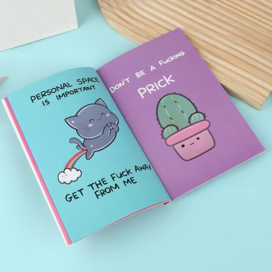 Как пережить плохие вещи Фотоальбом Милый дизайн панды Альбом Юмористическая книга самопомощи Подарки Портативный вдохновляющий журнал для молодых людей