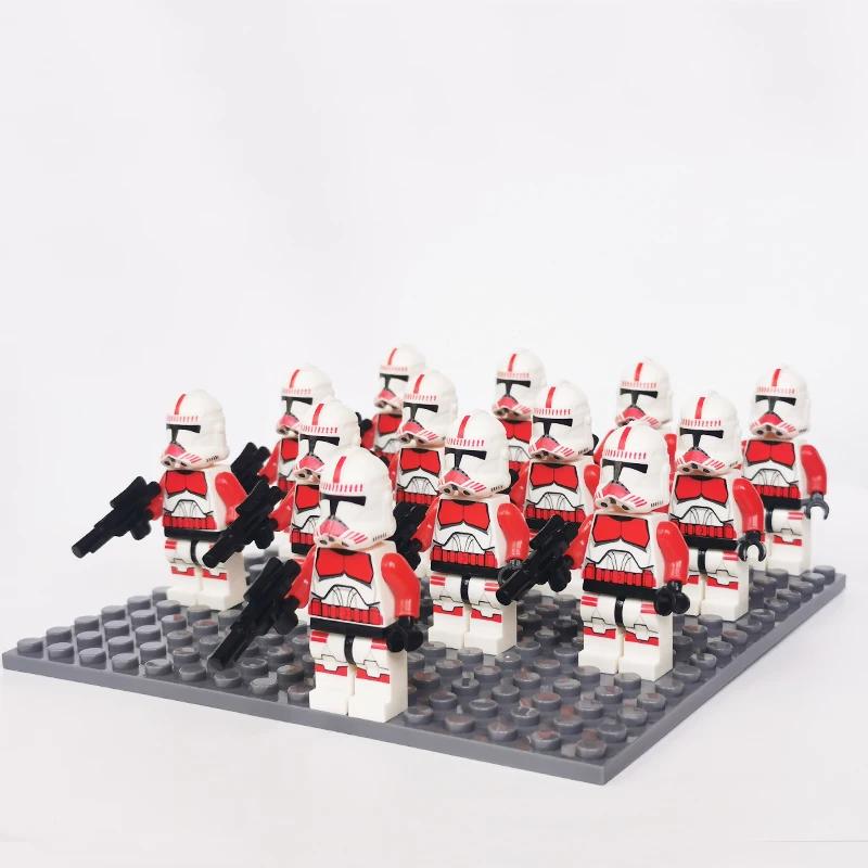 13 шт. Гвардейцы Гондора Копейщики Пехота ПРОТИВ Римских Солдат Эомер Воин Рохана Фигурки Набор Блоков Игрушки для Детей