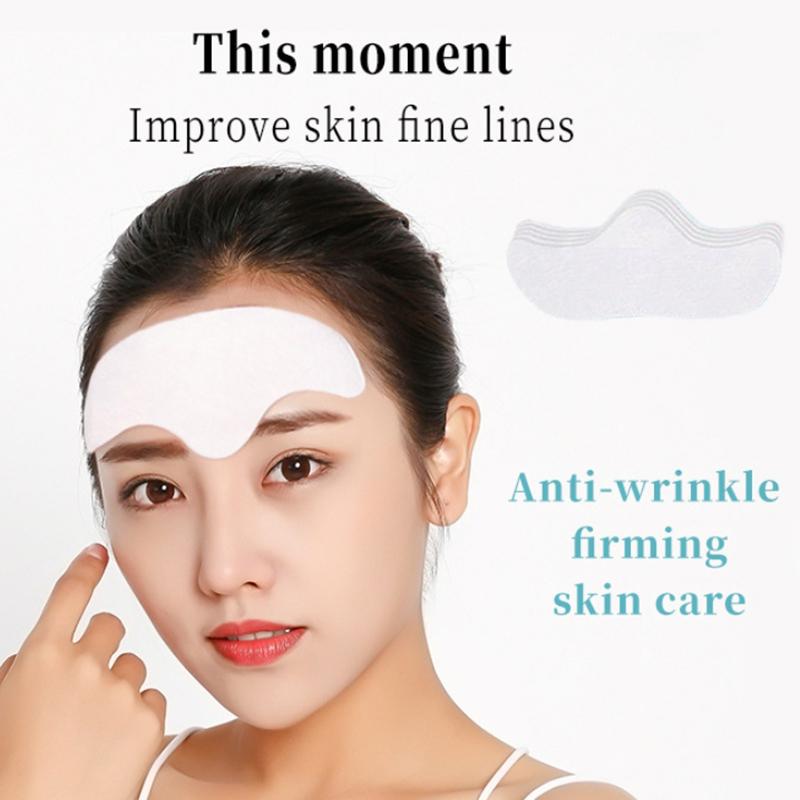 Гелевый патч против морщин на лбу, укрепляющая маска, наклейки для хмурого взгляда, увлажняющий уход за кожей лица против старения
