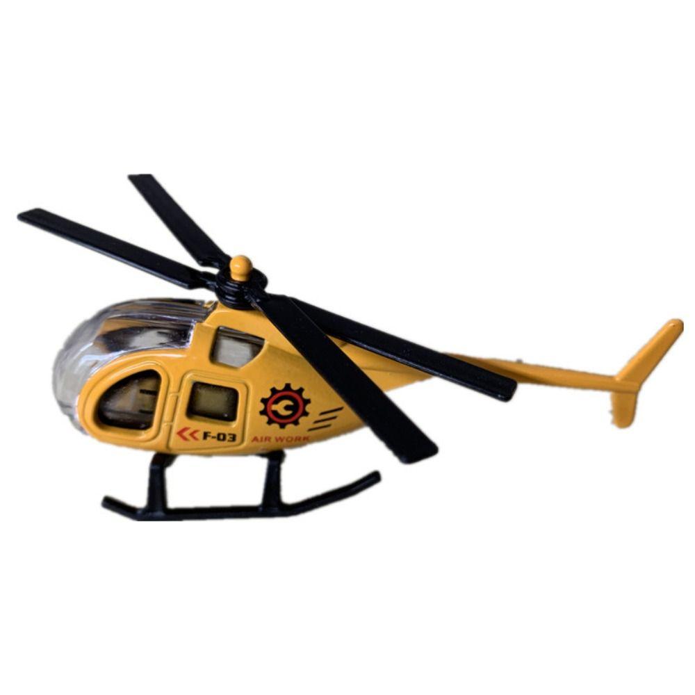 Figurines Simulation Helicopter Zinc Zinc Alloy Airplane Model Helicopter Model Toys Diecast Helicopter Toy