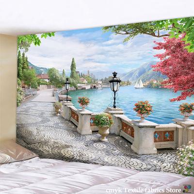 Красивая древняя архитектура принт настенный гобелен в стиле хиппи полиэстеровая ткань домашний декор настенный ковер ковры висит большое одеяло для дивана