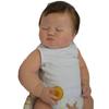 BZDOLL Реалистичная спящая толстая кукла Reborn 60 см с 3D-рисованием кожи и сосудистой вены, 24-дюймовый мягкий силикон для новорожденного ребенка Bebe подарок на день рождения