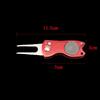 Training Stainless Steel Divot Repair Tool Pitch Groove Cleaner Putting Green Fork Golf Pitchfork