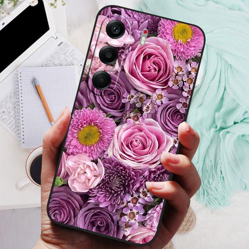 Чехол для Tecno Camon 40 Pro Premier, Силиконовая мягкая задняя крышка со львом и волком, Для Tecno Camon40Pro 4G 5G, Защитный чехол