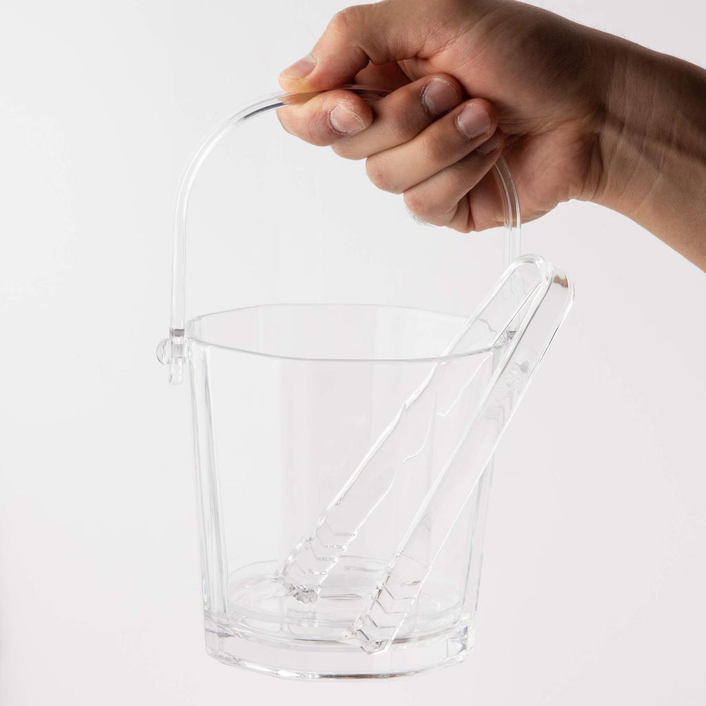 Toyo Sasaki Glass Ice Bucket Rabin Made In Japan Ice Container Ice Bucket Ice Container J-55176
