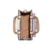 Coach Перец 17 Цветной Блок Магнитная Застежка Съемный Ремень Через Плечо Кожаная Сумка-Клатч Музыкальные Ноты Женская сумка Белый Сиреневый CA620-IMCAH