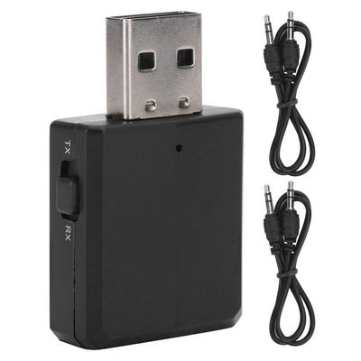 Bluetooth5.0 o Приемник Передатчик USB Звуковая карта 3 В 1 AUX RCA 3.5MM Гнездо Адаптерчерный
