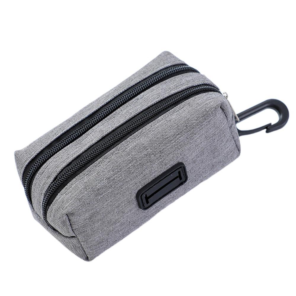 Double Zipper Pet Waste Bag Dispenser Cleaning Tools Pet Treat Bags Pet Waste Bags Carrier Outdoor