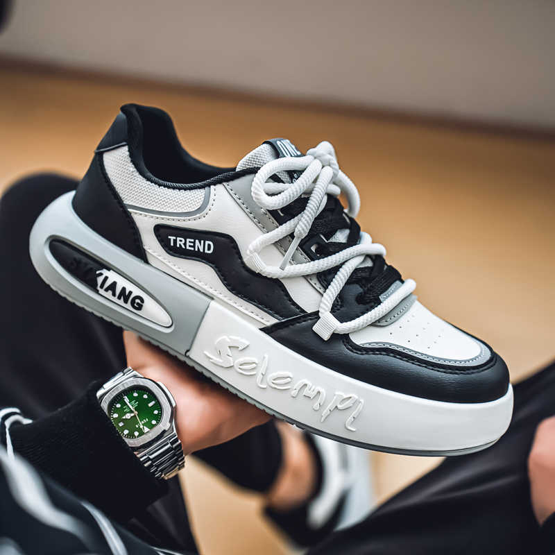 Fashion Synthetic Leather Appearance Increases Men Sneakers Designer Loafers Mens Fashion Trainers Shoes Men 45 Sports Original