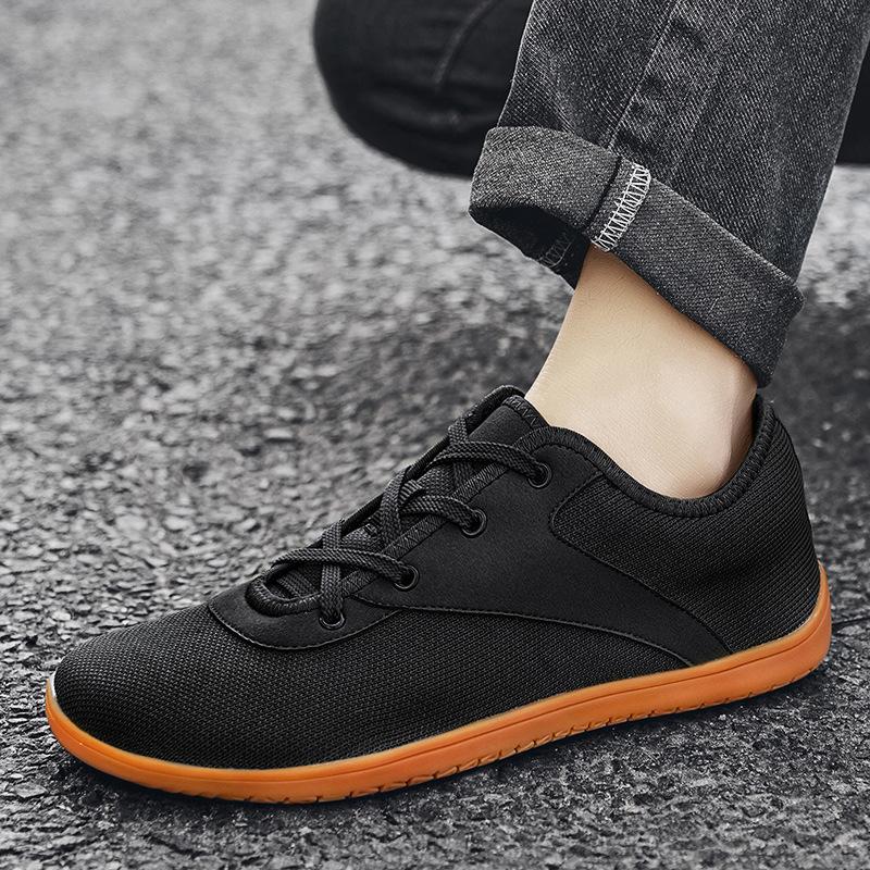 Минималистичные туфли для босых ног Легкие и дышащие унисекс подошва с нулевой подошвой Повседневные кроссовки для бега с широким носком Мужские кроссовки для ходьбы