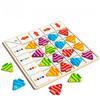 Fish Matching Wooden Toy Children Logic Skills Early Education Interactive Game