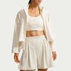 Women's Shorts Nike Casual Shorts Women's Ecru Moderate