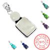 925 Sterling Silver Pendant Women Gemstone Handmade Jewelry Friendship Day Gift Blue Green Purple Copper Turquoise Pearl Lapis Mother Of Pearl