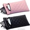 1PC Portable Squeeze Sunglasses Case- Pu Leather Soft Sunglasses Case Easy To Use Eyeglasses Case Pouch