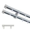 Toso Curtain Rail, White, Double, 1.1m-2.0m, Telescopic Curtain Rail, 30003689