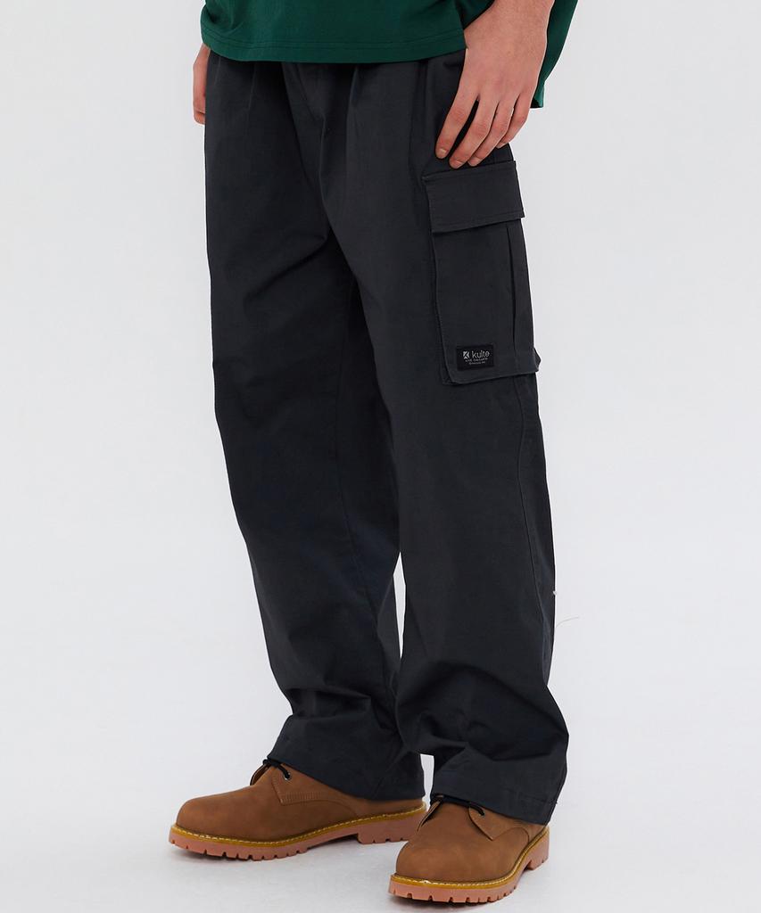 KULTE Wide Cargo Pants Grey
