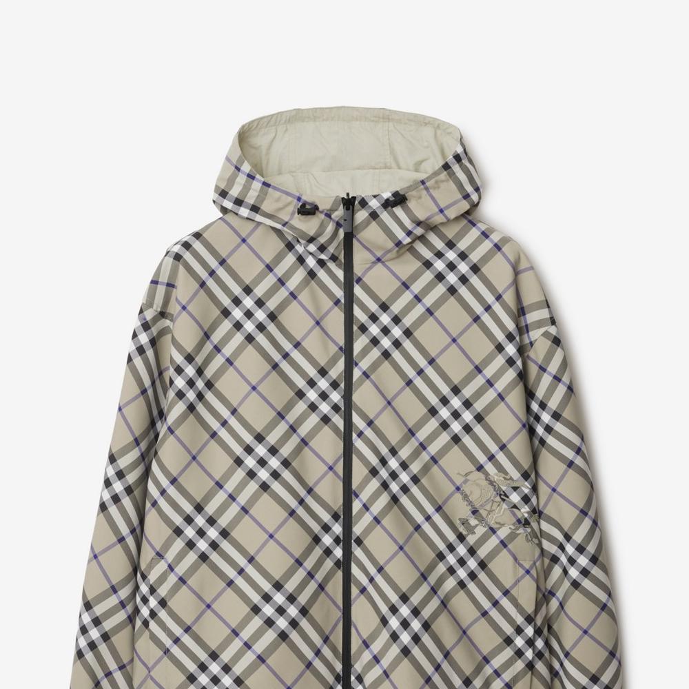 Burberry Equestrian Knight Burberry Check Hooded 81055671
